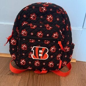 Vera Bradley Small Backpack Cincinnati Bengals